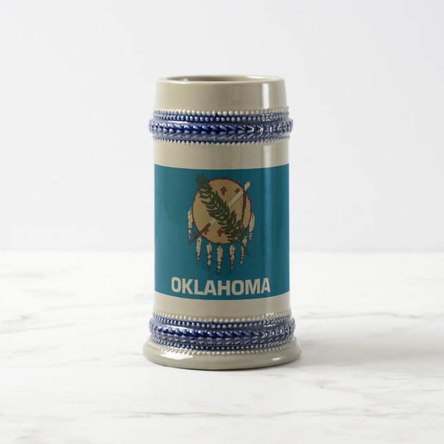 Mugg med Flagga Oklahoma-staten - USA (Center)