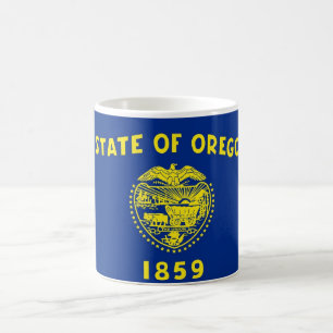 Mugg med Flagga Oregon State - USA