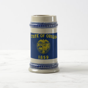 Mugg med Flagga Oregon State-USA