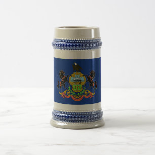 Mugg med Flagga Pennsylvania-USA