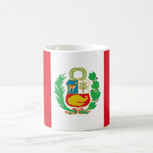 Mugg med Flagga Peru