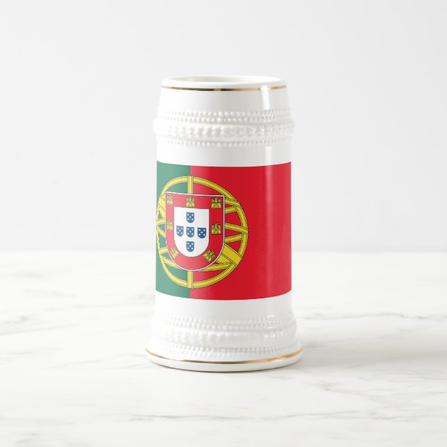 Mugg med Flagga Portugal (Center)