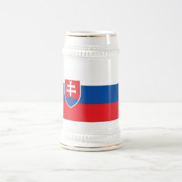 Mugg med Flagga Slovakien