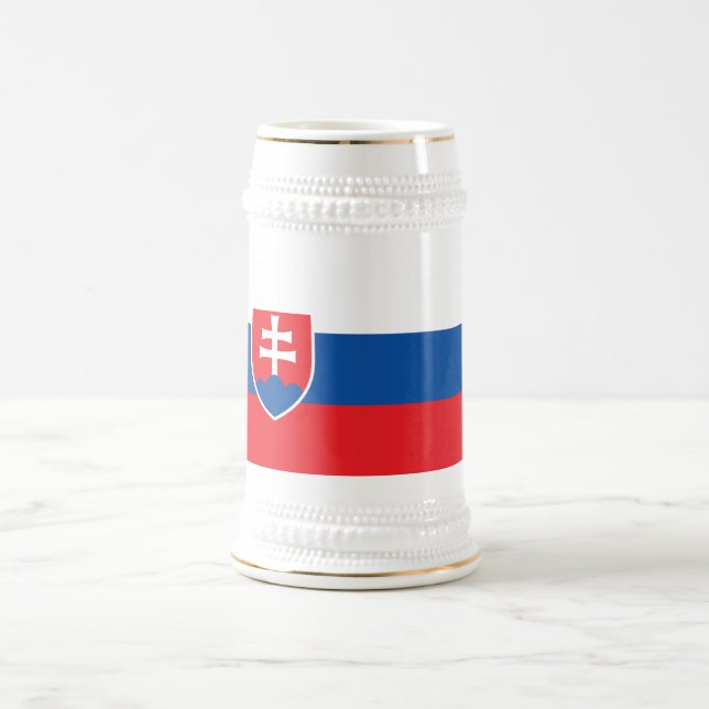 Mugg med Flagga Slovakien (Center)