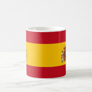 Mugg med Flagga Spanien