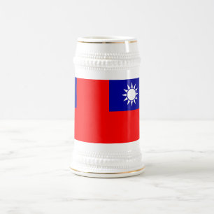 Mugg med Flagga Taiwan