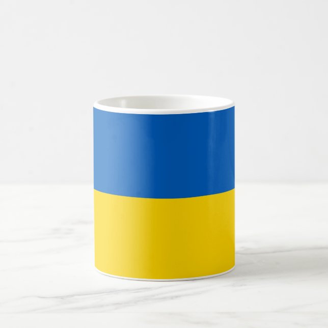 Mugg med Flagga Ukraina (Center)
