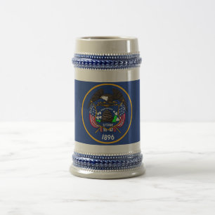 Mugg med Flagga Utah State-USA