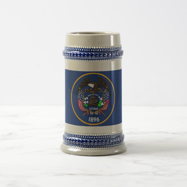 Mugg med Flagga Utah State-USA (Center)