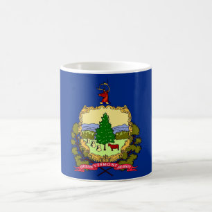 Mugg med Flagga Vermont State - USA