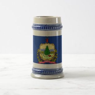 Mugg med Flagga Vermont State-USA