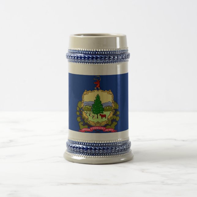 Mugg med Flagga Vermont State-USA (Center)