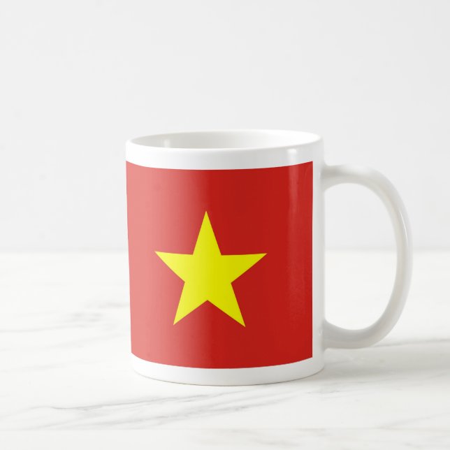 Mugg med Flagga Vietnam (Höger)