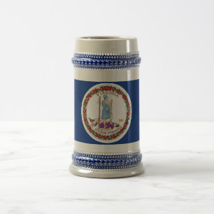Mugg med Flagga Virginia State-USA