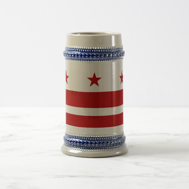 Mugg med Flagga Washington DC-USA (Center)