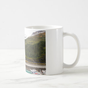 Mugg med foto av Alaska, tåg