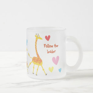 Mugg med giraff efter ledare