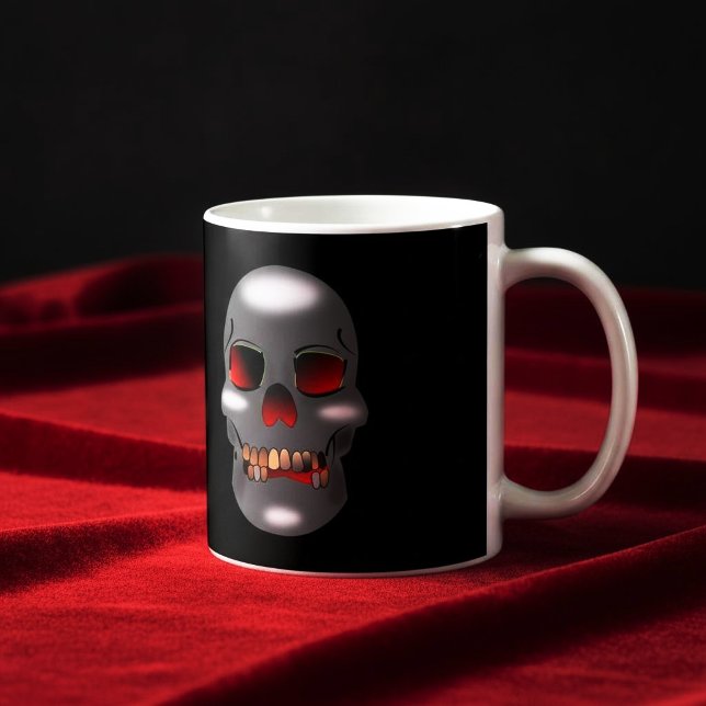 Mugg med grinande dödskalle (Skapare uppladdad)