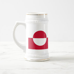 Mugg med Grönlands Flagga