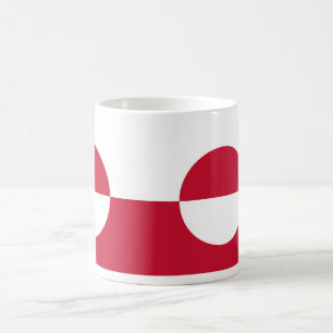 Mugg med Grönlands Flagga