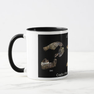 Mugg med Homo naledi-döskallar