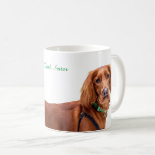 Mugg med Irish Setter