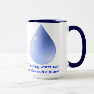 Mugg med kinesisk Proverb om Persistence.