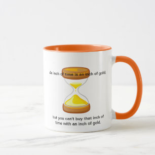 Mugg med kinesisk Proverb om Time