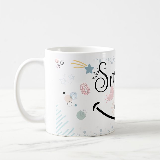 Mugg med leende läppar (Vänster)
