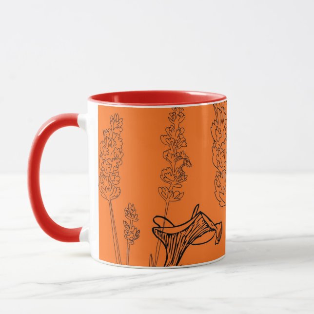 Mugg med livfulla färger & vilda blommor (Vänster)