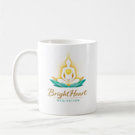 Mugg med logotyp för Female Brightheart Meditation