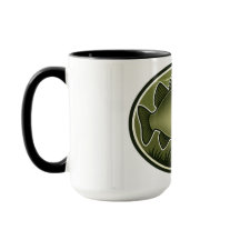 Mugg med logotyp för småmunnad bas