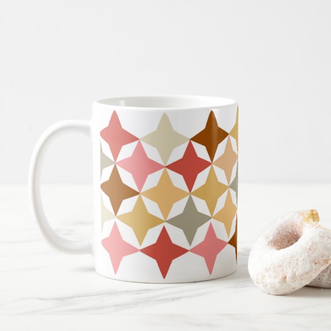 mugg med lugnande grafiskt mönster (Med munk)