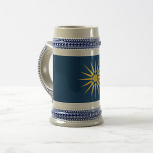 Mugg med Makedoniens flagga, Grekland