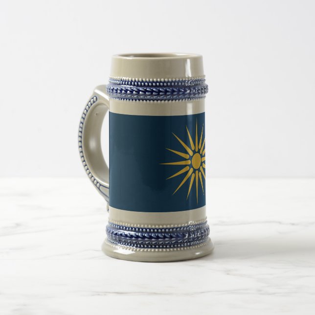 Mugg med Makedoniens flagga, Grekland (Framsida vänster)