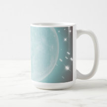 Mugg med måne och stjärnor