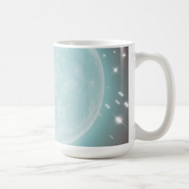 Mugg med måne och stjärnor
