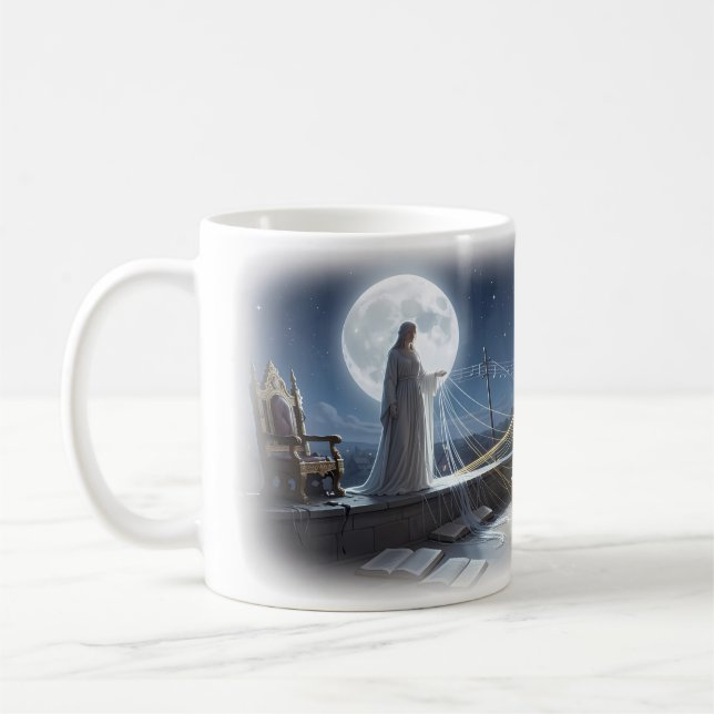 Mugg med månljusa trådar av nåd och harmoni (Vänster)