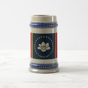 Mugg med Mississippis statsflagga, USA