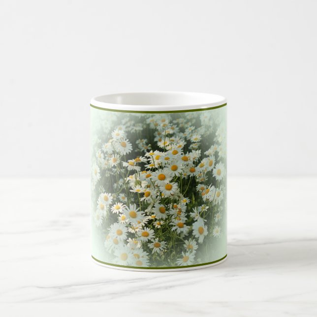 Mugg med mjuka inramade daisy (Center)