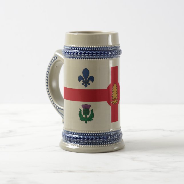 Mugg med Montrealflaggan, Kanada (Framsida vänster)