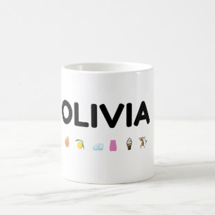 mugg med namn Olivia