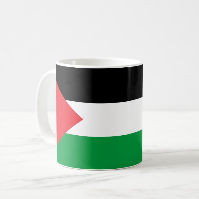Mugg med Palestinas Flagga (Framsida vänster)