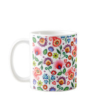 mugg med polska mönsterfolk