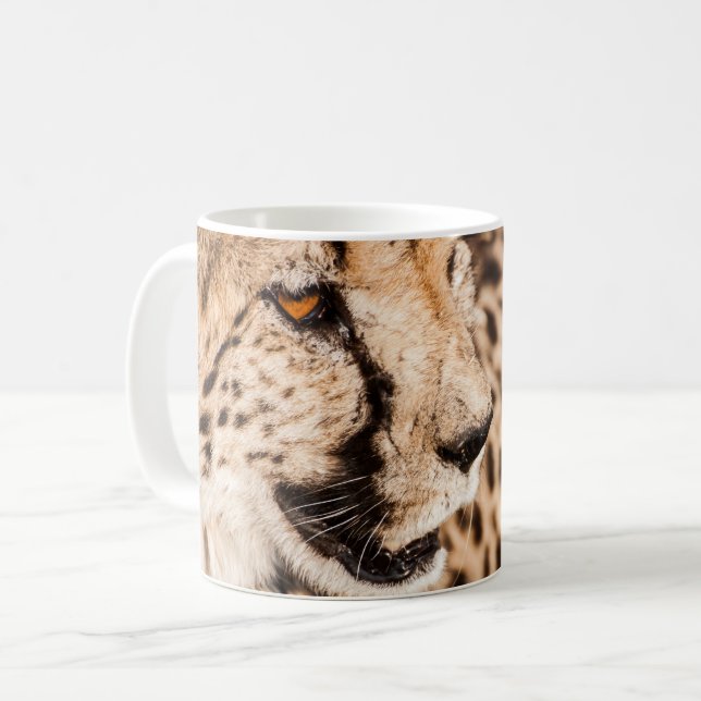 Mugg med Porträtt i Cheetah (Framsida vänster)