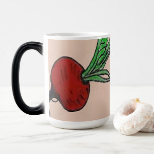 Mugg med rädisdesign