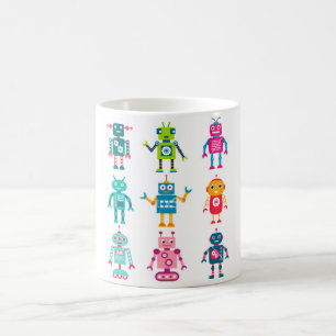 Mugg med robotar
