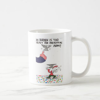 Mugg med roligt kyrkatecken med animering