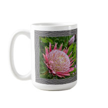 Mugg med Rosa Protea