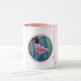 Mugg med Rosa Touch och Anpassningsbar Photo